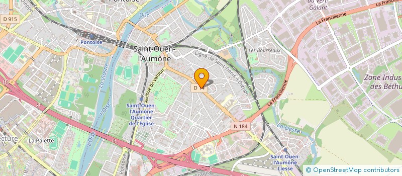 localisation de l'entreprise MONSIEUR MOUNIR BENSALEM  SAINT-OUEN-L'AUMONE