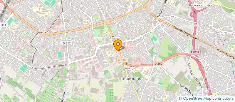 localisation de l'entreprise MONSIEUR MOUNIR BENZERROUG  ANGERS