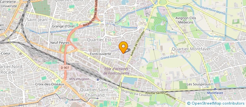 localisation de l'entreprise MONSIEUR MOUNIR BOU-SHIB  AVIGNON