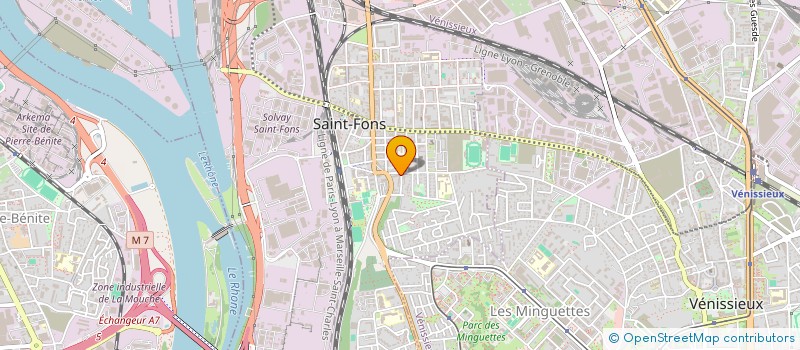 localisation de l'entreprise MONSIEUR MOUNIR BOUAJILA  SAINT-FONS