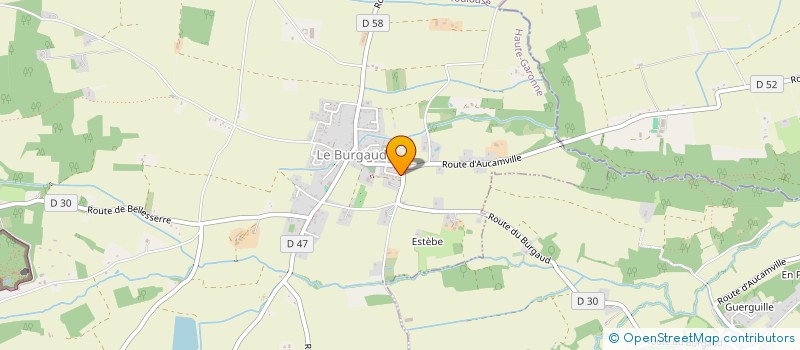 localisation de l'entreprise MONSIEUR MOUNIR BOUALLAGUI  LE BURGAUD