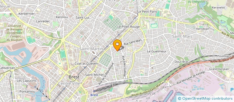 localisation de l'entreprise MONSIEUR MOUNIR BOUAZZA à BREST