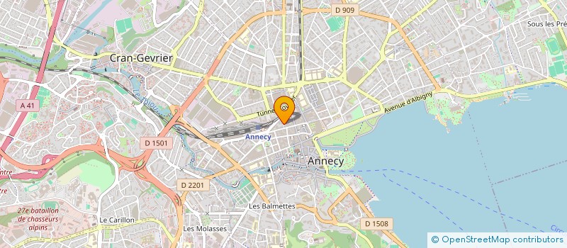 localisation de l'entreprise MONSIEUR MOUNIR BOUGUIR  ANNECY