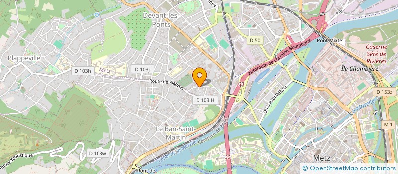 localisation de l'entreprise MONSIEUR MOUNIR BOULLAIL  METZ