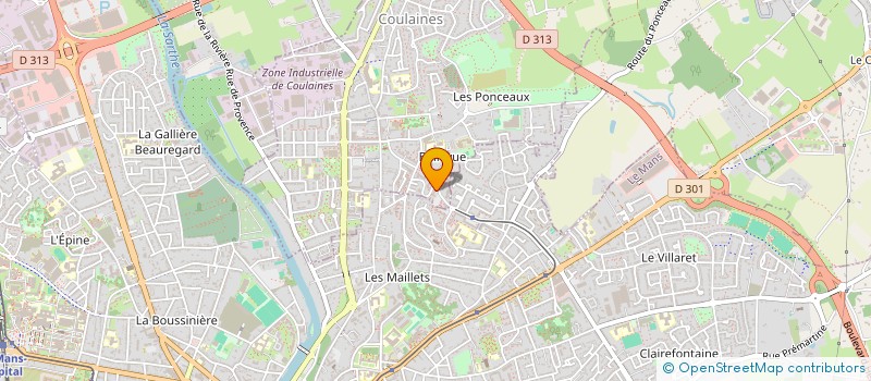 localisation de l'entreprise MONSIEUR MOUNIR BOURARA  COULAINES