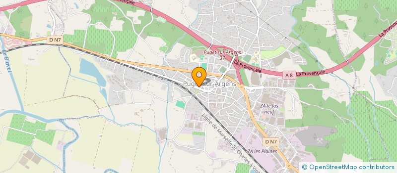 localisation de l'entreprise MONSIEUR MOUNIR BOUREGHIDA à ROQUEBRUNE-SUR-ARGENS