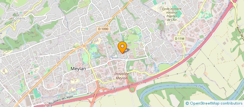 localisation de l'entreprise MONSIEUR MOUNIR BOUSSALA à MEYLAN