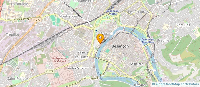 localisation de l'entreprise MONSIEUR MOUNIR BOUTELDJA à BESANCON