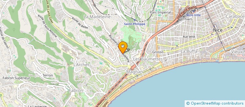 localisation de l'entreprise MONSIEUR MOUNIR BRAGDI à NICE