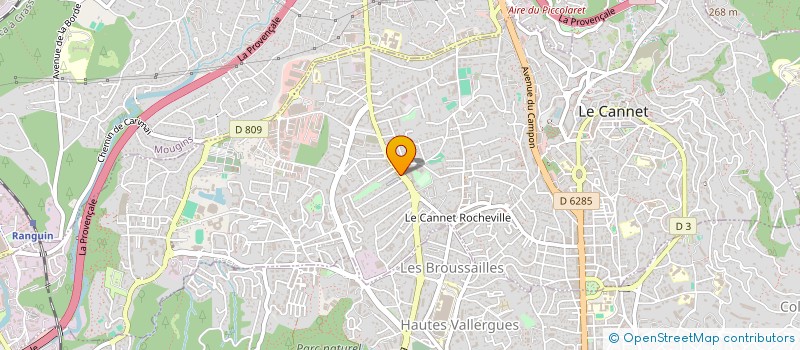 localisation de l'entreprise MONSIEUR MOUNIR CHANNOUFI à LE CANNET
