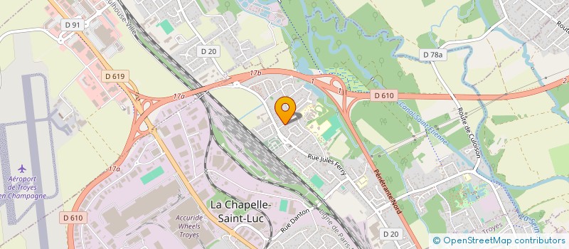localisation de l'entreprise MONSIEUR MOUNIR CHELLI à LA CHAPELLE-SAINT-LUC
