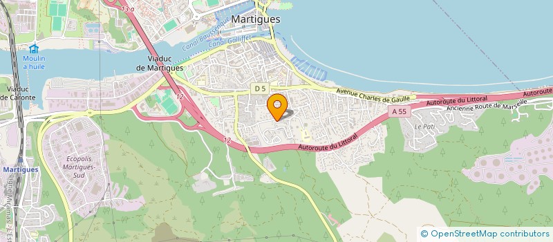 localisation de l'entreprise MONSIEUR MOUNIR CHERIGUENE à MARTIGUES