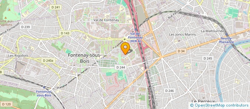 localisation de l'entreprise MONSIEUR MOUNIR CHOUITEM à FONTENAY-SOUS-BOIS