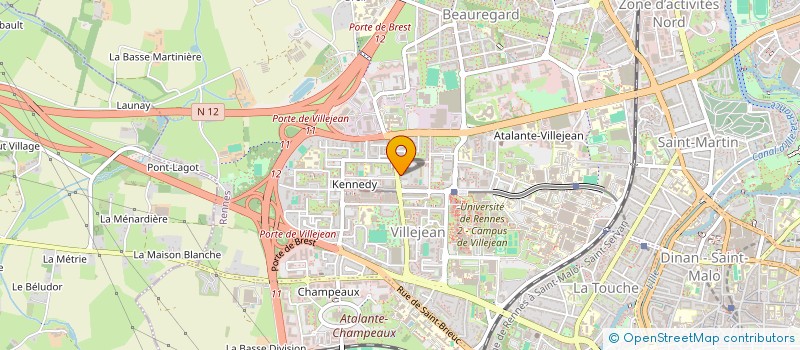 localisation de l'entreprise MONSIEUR MOUNIR CHTAIBI  RENNES