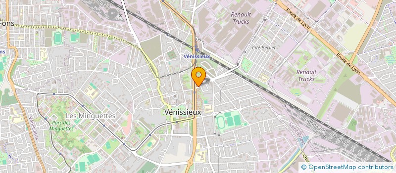 localisation de l'entreprise MONSIEUR MOUNIR DAHMANI  VENISSIEUX