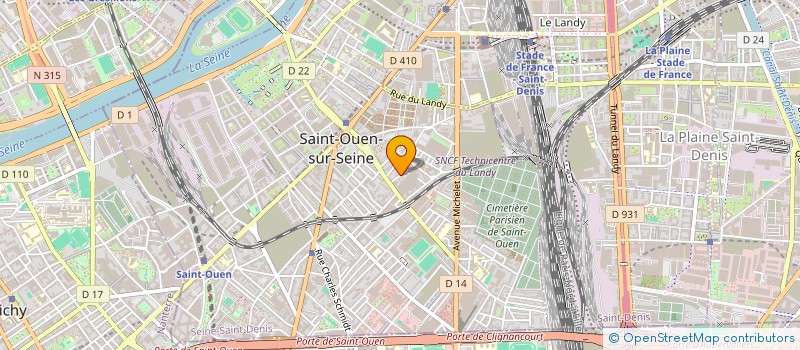 localisation de l'entreprise MONSIEUR MOUNIR DJAYJI à SAINT-OUEN-SUR-SEINE