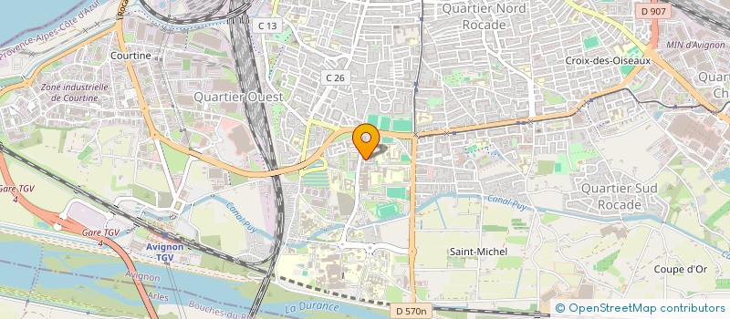 localisation de l'entreprise MONSIEUR MOUNIR EL ALLAOUI  AVIGNON