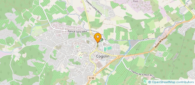 localisation de l'entreprise MONSIEUR MOUNIR EL GAREH  COGOLIN