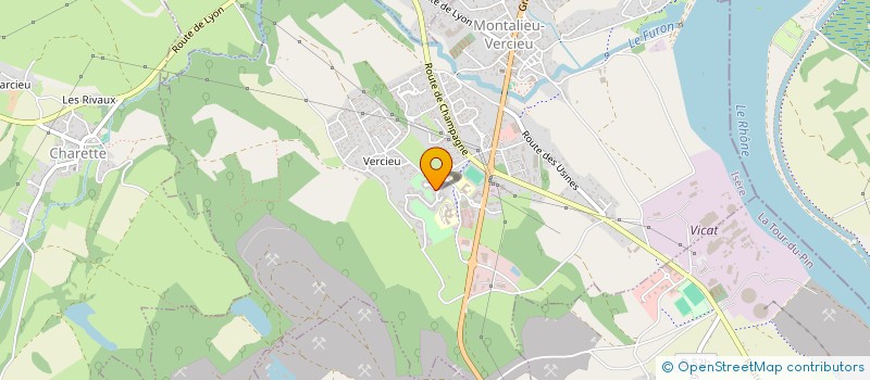 localisation de l'entreprise MONSIEUR MOUNIR EL MAHTAT  MONTALIEU-VERCIEU