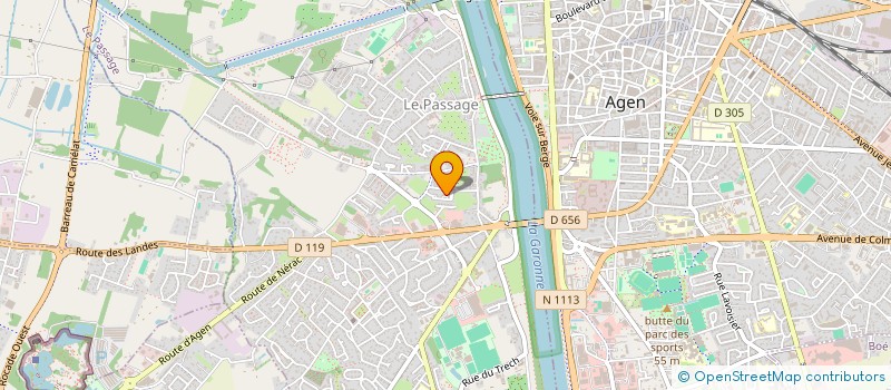 localisation de l'entreprise MONSIEUR MOUNIR EL OUCHIKLI  LE PASSAGE