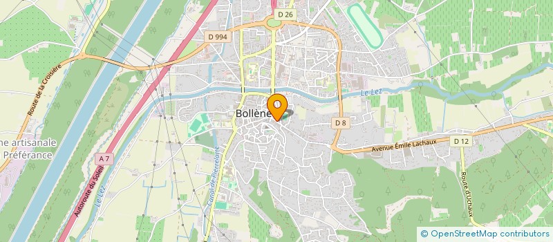 localisation de l'entreprise MONSIEUR MOUNIR EL YAAQOUBI  BOLLENE