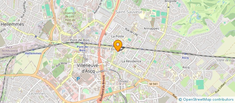 localisation de l'entreprise MONSIEUR MOUNIR EL YAZIDI  VILLENEUVE-D'ASCQ