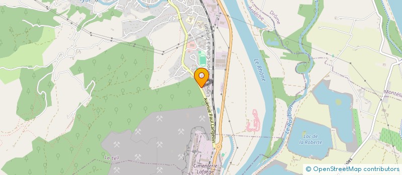 localisation de l'entreprise MONSIEUR MOUNIR ESSALAH  LE TEIL