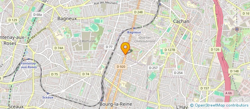 localisation de l'entreprise MONSIEUR MOUNIR FAHIM à BAGNEUX
