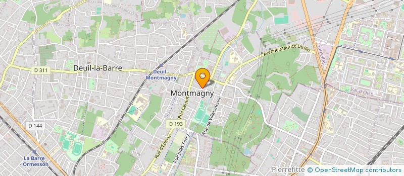 localisation de l'entreprise MONSIEUR MOUNIR FAWAZ  MONTMAGNY