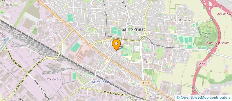 localisation de l'entreprise MONSIEUR MOUNIR FILALI  SAINT-PRIEST