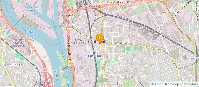 localisation de l'entreprise MONSIEUR MOUNIR FOUKIA à SAINT-FONS