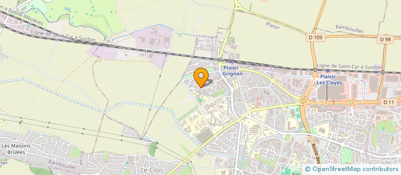 localisation de l'entreprise MONSIEUR MOUNIR GHAINA  PLAISIR