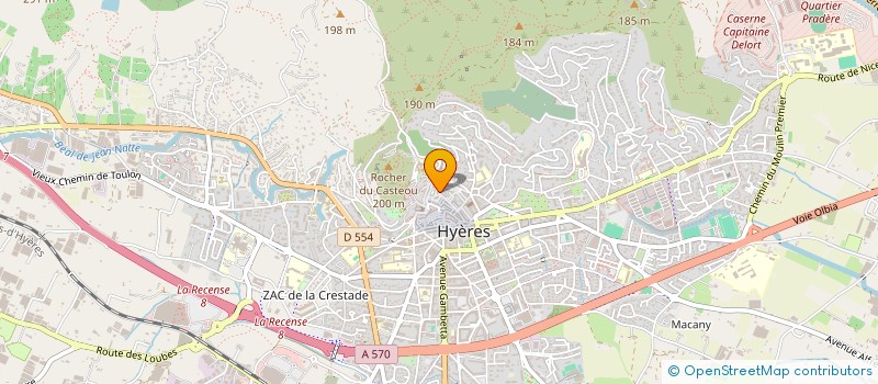 localisation de l'entreprise MONSIEUR MOUNIR GHAMMOURI  HYERES