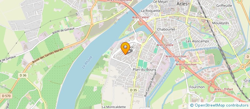 localisation de l'entreprise MONSIEUR MOUNIR GIL à ARLES