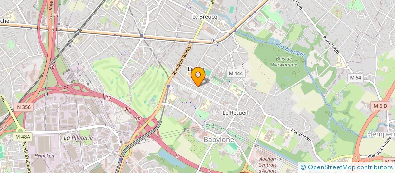 localisation de l'entreprise MONSIEUR MOUNIR GUEHAM  VILLENEUVE-D'ASCQ