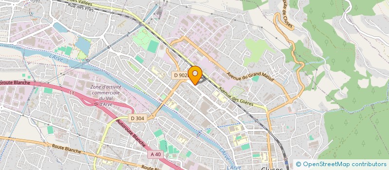 localisation de l'entreprise MONSIEUR MOUNIR GUIA  CLUSES