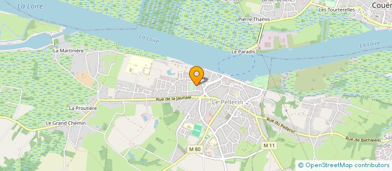 localisation de l'entreprise MONSIEUR MOUNIR HABBOUCH  LE PELLERIN