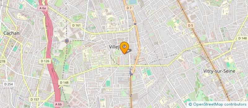 localisation de l'entreprise MONSIEUR MOUNIR HADJIDJ  VILLEJUIF