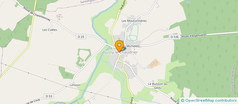 localisation de l'entreprise MONSIEUR MOUNIR HADRI  JUSSY-LE-CHAUDRIER