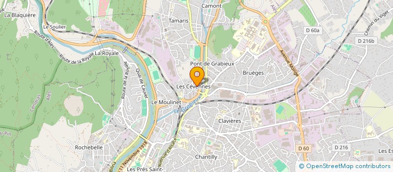 localisation de l'entreprise MONSIEUR MOUNIR HAOUFA  ALES