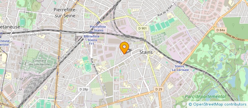 localisation de l'entreprise MONSIEUR MOUNIR IDMOUSSA à STAINS
