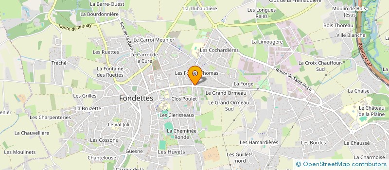 localisation de l'entreprise MONSIEUR MOUNIR IKAN  FONDETTES