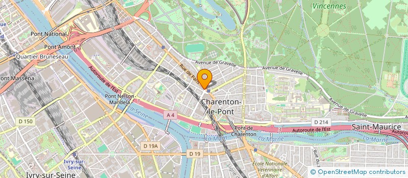 localisation de l'entreprise MONSIEUR MOUNIR ISKANDAR à CHARENTON-LE-PONT