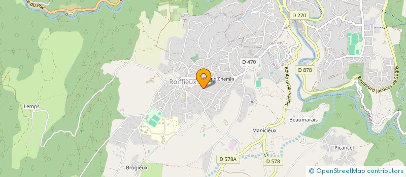 localisation de l'entreprise MONSIEUR MOUNIR KHABIZI  ROIFFIEUX