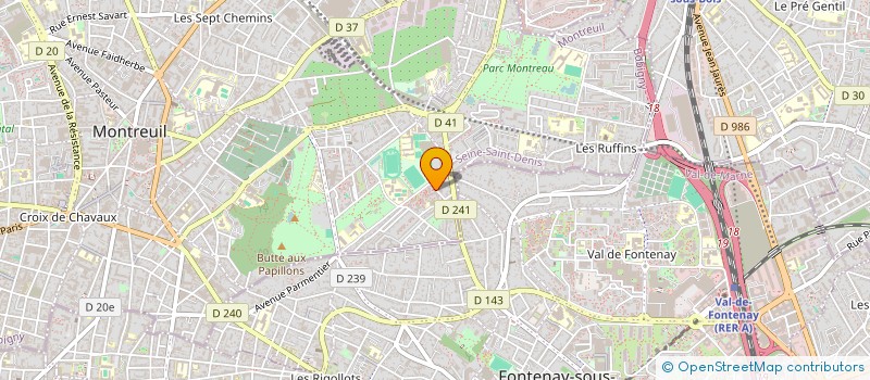 localisation de l'entreprise MONSIEUR MOUNIR KHADIR à MONTREUIL
