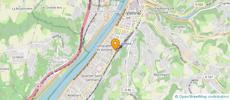 localisation de l'entreprise MONSIEUR MOUNIR KORIAA à VIENNE