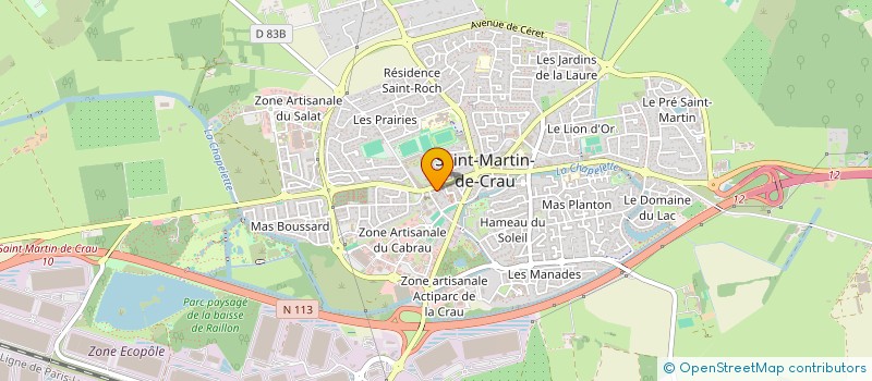 localisation de l'entreprise MONSIEUR MOUNIR KOUKOUCH à SAINT-MARTIN-DE-CRAU