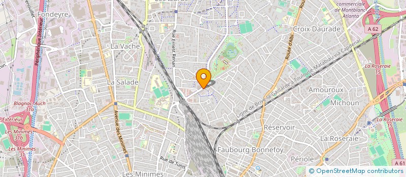 localisation de l'entreprise MONSIEUR MOUNIR KREIDLI  TOULOUSE