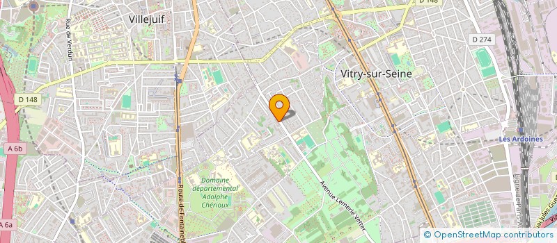 localisation de l'entreprise MONSIEUR MOUNIR LAMAOUI  VITRY-SUR-SEINE