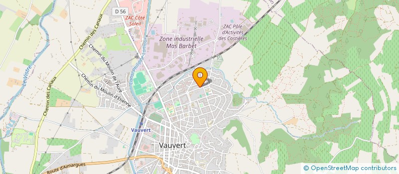 localisation de l'entreprise MONSIEUR MOUNIR LAMMAGHI  VAUVERT